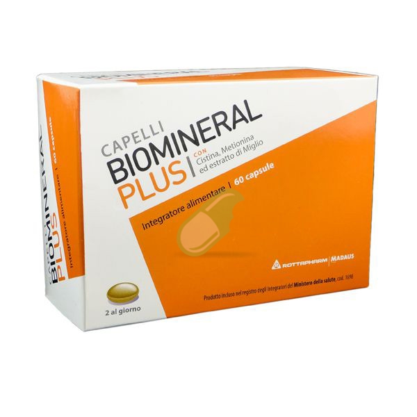 Biomineral Linea Unghie e Capelli Plus Integratore Alimentare 60 Capsule